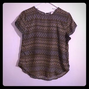 Multi colored blouse